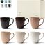 KIVY Tassen Set 6er x 400ml - Große Kaffeetassen Set 6er - Kaffeetasse groß - Teetassen - Kaffee Tassen Sets - Kaffeebecher Keramik Becher - Bechersets - Kaffeepott Modern - Kaffeehäferl