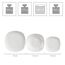 SÄNGER | Tafelservice Bilgola weiß, 30-teiliges Geschirrset aus Porzellan für 6 Personen, Teller Set abgerundetes Design, Speiseteller | PREMIUM COLLECTION
