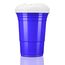 TRESKO 50 Beer Pong Becher | Partybecher 473ml - 16oz | Bierpong, Red Cups extra stark | Plastikbecher Blau