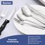 Besteck Set für 12 Personen, Bastwe 72-teiliges Edelstahl Besteckset mit Steakmesser, Messer, Gabel, Löffel, Hochwertiges Essbesteck Set für Restaurant Party Hochzeit, Spülmaschinenfest