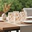 Sänger Trinkgläser Set Curacao 4-teiliges Gläser Set für 4 Personen aus Glas, Wasserglas, Weiß Beige Braun, elegantes Design, Alltag, Familienessen, Büro, Outdoor Saftgläser Set | 320 ml