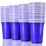 TRESKO 100 Beer Pong Becher | Partybecher 473ml - 16oz | Bierpong, Red Cups extra stark | Plastikbecher Blau