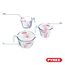 Pyrex – Messkrug aus strapazierfähigem Glas, Glas, durchsichtig, Set 3 pièces