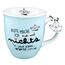 H:) PPY life Tasse mit Motiv "Erst mal nichts" | Kaffeetasse, Porzellan, 40 cl | Tasse mit Spruch, Geschenk | 46259
