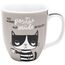 H:) PPY life Tasse mit Motiv "Katze müde" | Kaffeetasse, Porzellan, 40 cl | Tasse mit Spruch, Geschenk | 47925