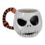 Jack Skellington Nightmare Before Christmas Tasse - Offiziell lizenziertes Disney Merchandise, Sammelbecher, Geschenk für Weihnachten oder Halloween, 400 ml (13 Fl Oz)
