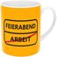 GRUSS & CO XL-Tasse mit Motivdruck "Feierabend" | große Kaffeetasse, Porzellan, 60 cl, Becher mit Spruch | lustiges Geschenk, Männergeschenk | 48924