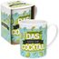 GRUSS & CO XL-Tasse Motiv Cocktail | lustige Riesentasse, Porzellan, großer Becher 60 cl, blau | Frauengeschenk, Partygeschenk | 48816