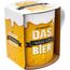 GRUSS & CO XL-Tasse Motiv Bier | lustiger Spruch, Porzellan, Jumbotasse 60 cl, gelb | Männergeschenk, Partygeschenk | 48813