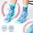 Disney Tasse und Socken Damen Set Stitch Geschenk Set (Blau Stitch)