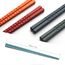 5 Paar Fiberglas-Essstäbchen, Premium-Japanische Wiederverwendbare Mit Muster, Geschenk-Set für Sushi, Asiatische Gerichte, Spülmaschinenfest (5 Farben)