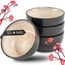 Moritz & Moritz VIDA 4x Miso Schüssel Set 12 cm Ø - Japanisches Geschirr Set aus Keramik für Miso Suppe, Dip und Snacks
