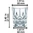 Nachtmann 4-teiliges Schnapsgläser Set, 55 ml, Noblesse, 100694, Shotgläser aus Kristallglas, Likörgläser spülmaschinenfest
