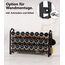 Deco haus® Gewürzregal Stehend & Wand [MIT GEWÜRZDOSEN & ETIKETTEN] - Spices Gewürz Organizer - Spice Rack - Gewürzständer - Gewürzregalsystem Hängend - Gewürzaufbewahrung - Gewürzgläser mit Regal