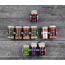 Kamoro HOME & KITCHEN Gewürzregal ohne Bohren Clips - Gewürz Organizer zum Kleben - 6 Streifen für 30 Gewürze (Weiß)