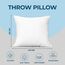 Utopia Bedding 4er Set Kissenfüllung 45 x 45 cm, Innenkissen Füllkissen Kopfkissen Sofakissen (Weiß)