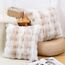 Madizz 2er Set Sanft Plüsch Kurze Wolle Samt Dekorativ Zierkissenbezüge Luxus Stil Kissenbezug für Sofa für Schlafzimmer Weiß Beige 60x60 cm