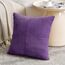 FDTERN 2er Set Violett Kordsamt Kissenbezug 30x30 Weich Moderne Dekorative Kissenbezüge Kissenhülle Dekokissenbezug Sofakissen Dekokissen Boho Deko für Sofa Schlafzimmer Wohnzimmer Bett