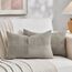 FDTERN 2er Set Neutral Grau Kissenbezug 35x55 cm Weich Moderne Dekorative Kissenbezüge Kissenhülle Dekokissenbezug Sofakissen Dekokissen Boho Deko für Sofa Schlafzimmer Wohnzimmer Bett