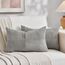 FDTERN 2er Set Neutral Grau Kordsamt Kissenbezug 40x70 Weich Moderne Dekorative Kissenbezüge Kissenhülle Dekokissenbezug Sofakissen Dekokissen Boho Deko für Sofa Schlafzimmer Wohnzimmer Bett
