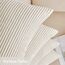 EMEMA Kissenbezug 50x50 cm Kordsamt Kissenbezüge 4er Set Dekokissen Sofakissen Kord Kissenhülle Zierkissenbezug Dekorative Cord Kissen Weiche für Sofa Wohnzimmer Schlafzimmer Creme