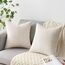 Topfinel Kissenbezug 60x60 cm Kordsamt Kissenbezüge Creme 4er Set Kissenhülle Dekokissenbezug sofakissen dekokissen deko für Sofa Schlafzimmer Wohnzimmer Balkon Kinder flauschig Farbverlauf