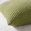 Topfinel Kissenbezug 40x40 4er Set Kordsamt Gelbgrün Kissenbezüge Kissenhülle Dekokissenbezug sofakissen dekokissen deko für Sofa Schlafzimmer Wohnzimmer Balkon Kinder flauschig Farbverlauf, Gestreift