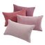Topfinel Kissenbezug 30x50 cm rosa 4er Set Kordsamt Kissenbezüge Kissenhülle Dekokissenbezug sofakissen dekokissen deko für Sofa Schlafzimmer Wohnzimmer Balkon Kinder flauschig Farbverlauf