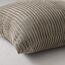 Topfinel 4er Set Kissenbezug 45x45 Cord mit Gestreiftem Dekokissen für Sofa Schlafzimmer Wohnzimmer, Flauschige Kissenhülle Natural in Kinderzimmer, Dekorativ und Weich