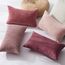 Topfinel Kissenbezug 30x50 cm Rosa 4er Set Cord körnig Kissenbezüge Kissenhülle Dekokissenbezug Sofakissen Dekokissen deko für Sofa Schlafzimmer Wohnzimmer Balkon Kinder flauschig Farbverlauf