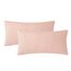 SOULFUL Kissenbezug 40x80 Baumwolle Altrosa, Kissenbezüge 2 Teilig mit Reißverschluss, Ähnliche Textur wie Stone Washed Leinen, ÖkoTex Zertifiziert, Weich und Bequem