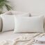 Slozzi 2er Set Kordsamt Kissenbezug Reines Weiß 30x50cm Kissenbezüge Kissenhülle Sofakissen Dekokissenbezug Couchkissen Weich für Sofa Schlafzimmer Wohnzimmer Balkon