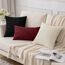 Slozzi 2er Set Kordsamt Kissenbezug WeinRot 50x50 Kissenbezüge Kissenhülle Sofakissen Dekokissenbezug Couchkissen Weich für Sofa Schlafzimmer Wohnzimmer Balkon