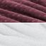 BEDSURE Flauschige Bettwäsche 155x220 Weinrot - Winter Bettbezug Fleece mit 2 Kissenbezüge 80x80 cm, Warme Bettwäsche-Sets mit Reißverschluss, Waffelpique Winterbettwäsche für Doppelbett