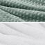 BEDSURE Flauschige Bettwäsche 155x220 Grün - Winter Bettbezug Fleece mit 2 Kissenbezüge 80x80 cm, Warme Bettwäsche-Sets mit Reißverschluss, Waffelpique Winterbettwäsche für Doppelbett