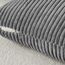 Topfinel Kissenbezug 50x50 dunkle grau Kordsamt 2er Set gestreiftes Muster Kissenbezüge Kissenhülle Dekokissen Sofakissen Couchkissen Dekokissen Deko Kissenhüllen Wohnzimmer Schlafzimmer