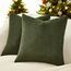 Topfinel Kissenbezug 45x45 Olivengrün Kordsamt 2er Set gestreiftes Muster Kissenbezüge Kissenhülle Dekokissen Sofakissen Couchkissen Dekokissen Zierkissenbezug Deko Kissenhüllen Wohnzimmer