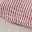 Topfinel 2er Set Kissenbezug 45x45 rosa Kordsamt gestreiftes Muster Kissenbezüge Kissenhülle Dekokissen Sofakissen Couchkissen Dekokissen Zierkissenbezug Deko Kissenhüllen Wohnzimmer Schlafzimmer