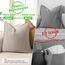 ZWJD Grau Kissenbezug 50x50 2er Set Chenille Kissenbezüge Sofakissen Kissenhüllen mit elegantem Design, weiche und luxuriöse dekorative Dekokissen für Couch, Bett und Heimdekoration
