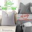ZWJD Hell Grau Kissenbezug 45x45 2er Set Chenille Kissenbezüge Sofakissen Kissenhüllen mit elegantem Design, weiche und luxuriöse dekorative Dekokissen für Couch, Bett und Heimdekoration