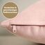 Blumtal 2er Set Kissenbezug 40x40 rosa - kuschelige Chenille Kissenbezüge mit verstecktem Reißverschluss, Oekotex Zertifizierte Kissenhülle für Deko-Kissen Sofakissen Polster & Zierkissen