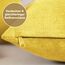 Blumtal Chenille Kissenbezug 30x50 cm im 2er Set - OEKO-TEX zertifizierte Kissenhülle 30x50 cm - Sofakissen 30x50 cm Bezug mit verstecktem Reißverschluss - Kissenhülle für Deko-Kissen in Spicy Mustard