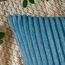 EMEMA Kissenbezug 30x50 cm Kordsamt Kissenbezüge Dekokissen Sofakissen Cord Kissenhülle Zierkissenbezug Kord Dekorative Weiche für Sofa Wohnzimmer Schlafzimmer 2er Set Seeblau