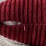 EMEMA Kissenbezug 50x50 cm Weihnachten Kordsamt Kissenbezüge Dekokissen Sofakissen Cord Kissenhülle Zierkissenbezug Kord Dekorative Weiche für Sofa Wohnzimmer Schlafzimmer 2er Set WeinRot