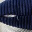 EMEMA Kissenbezug 40x40 cm Kordsamt Kissenbezüge Dekokissen Sofakissen Cord Kissenhülle Zierkissenbezug Kord Dekorative Weiche für Sofa Wohnzimmer Schlafzimmer 2er Set Navy Blau