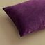 MIULEE 2er Set Samt Zierkissenbezug ohne Füllung-Zierkissenhülle Dekorative Kissenbezug Dekokissen Kissenhülle mit Verstecktem Reißverschluss Aubergine Lila 20x20 Zoll 50 x 50 cm