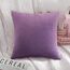 MIULEE 2er Set Kissenbezug Kissenhülle Dekorative Dekokissen Sofakissen Quadrat Wurfkissenbezug mit Verstecktem Reißverschluss Sofa Schlafzimmer 12x12 Zoll 30x30 cm Violett