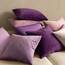 MIULEE 2er Set Kissenbezug Kissenhülle Dekorative Dekokissen Sofakissen Quadrat Wurfkissenbezug mit Verstecktem Reißverschluss Sofa Schlafzimmer 24x24 Zoll 60x60 cm Aubergine Lila
