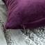 MIULEE 2er Set Kissenbezug Kissenhülle Dekorative Dekokissen Sofakissen Quadrat Wurfkissenbezug mit Verstecktem Reißverschluss Sofa Schlafzimmer 24x24 Zoll 60x60 cm Aubergine Lila