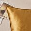 EMEMA Samt Kissenbezug Kissenhülle 50x50 cm Dekorative Sofakissen Dekokissen Umwickelte Kante 2er Set Kissenbezüge Zierkissenbezug für Sofa Wohnzimmer Schlafzimmer Champagner Golden